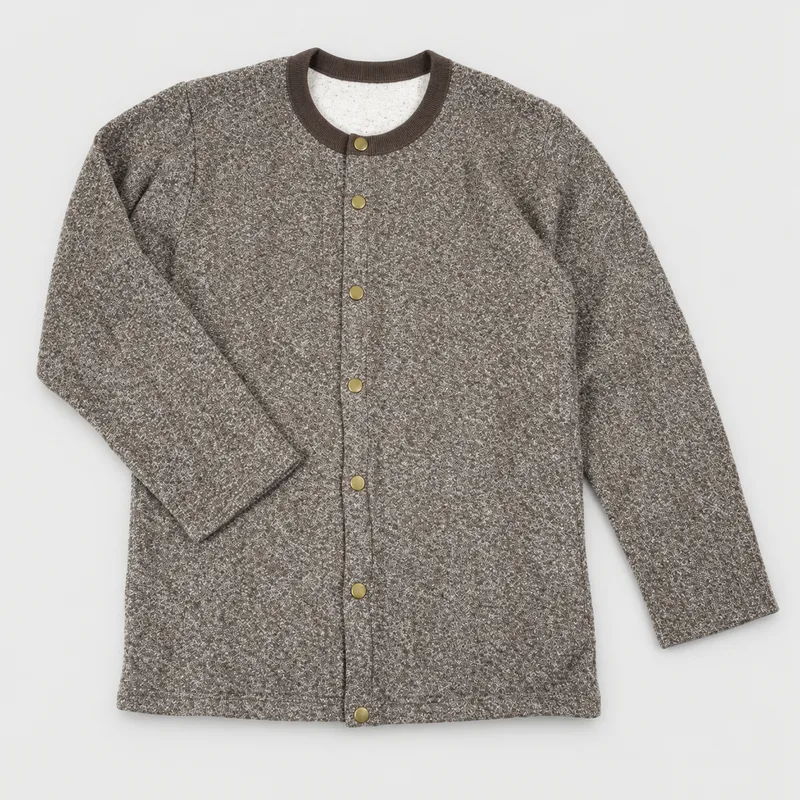 A HOPE HEMP アホープヘンプ H/OC COLOR MOKU BUTTON UP CA